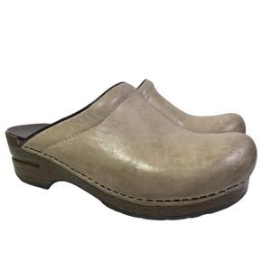 Dansko Sonja Mule Clog Women size 38 US 8 Leather